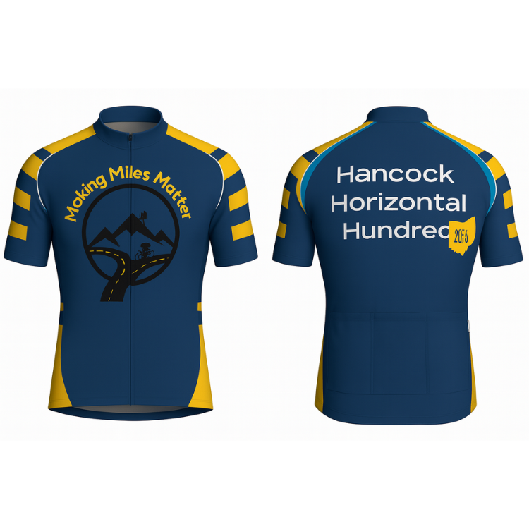 2025 Exclusive: Hancock Horizontal Hundred Riders Cycling Jersey (Style Yet To Be Determined)